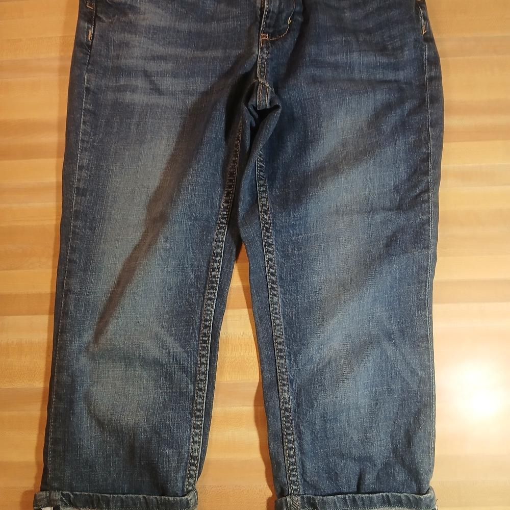 Banana Republic Dark Wash‎ Denim Capris